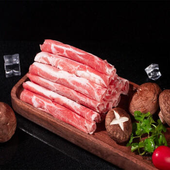 涝河桥 供港宁夏滩羊 国产原切羊肉片 脆骨肉片  260g 火锅食材 商品图2