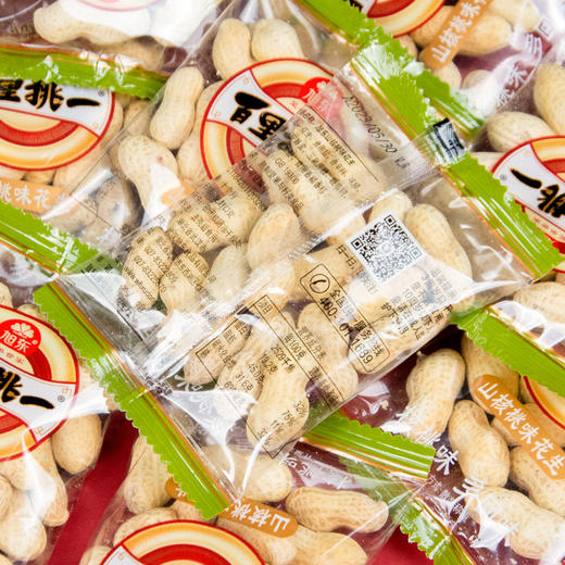 旭东500g山核桃花生百里挑一独立小包装坚果炒货休闲零食 商品图2