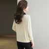 V领拼色针织衫女，长袖上衣秋装新款早秋毛衣洋气春秋打底衫CC-121-8536 商品缩略图3