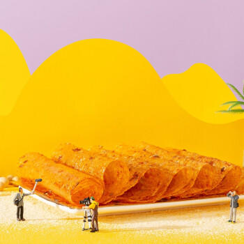 源氏老式大辣片怀旧解馋零食小吃豆干辣条儿时豆皮300g（内含10袋） 商品图4