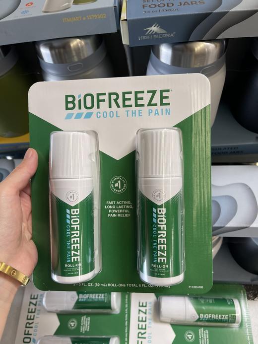 Biofreeze止tong滚珠,一套含有喷雾2支（总178ml）！美国代购，无中文标签，介意慎拍 商品图5