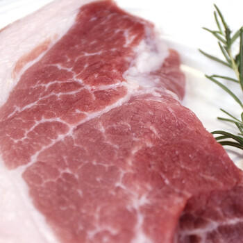 精气神 国产无抗山黑猪带膘腿肉600g 冷冻前尖后腿肉混合 猪肉生鲜烧烤 商品图2