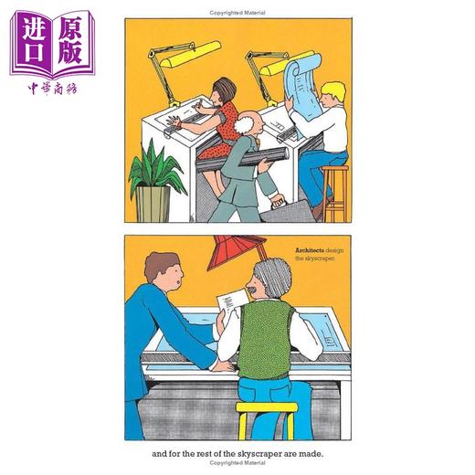 【中商原版】Gail Gibbons 摩天大楼拔地而起Up Goes The Skyscraper (New) 英文原版 儿童科普绘本 知识百科图画书 精装绘本 商品图4