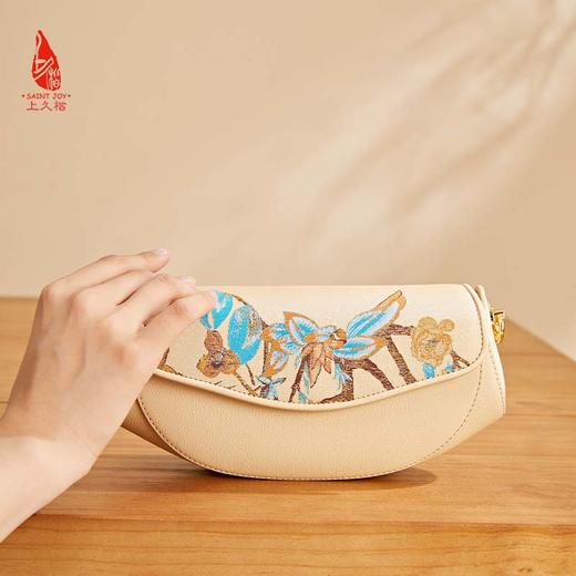 SAINTJOY/上久楷 宋锦斜背包 锦织玉叶 BWS23B0202 商品图8