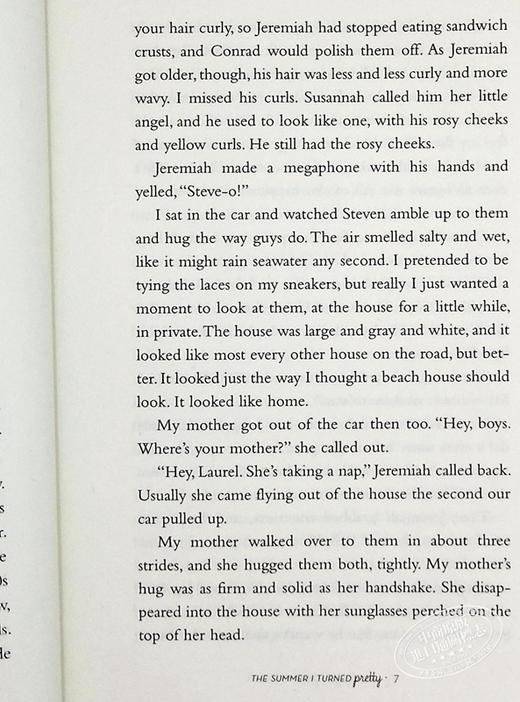 【中商原版】我变美的那夏天 1-3部 美国青春小甜剧原著小说 英文原版 The Summer I Turned Pretty 珍妮 汉 Jenny Han 商品图7