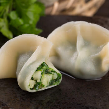 吴大娘 大娘水饺手工捏制荠菜笋菇水饺36只 720g 早餐夜宵速冻饺子 商品图6