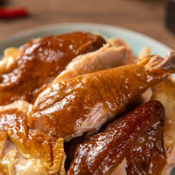 大紅門老北京烧鸡550g*2 熟食腊味即食脱骨扒鸡下酒菜速食中华老字号 商品图1