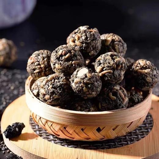 【买200包送200包！壹得利五黑坚果丸子】黑芝麻与桑葚、枸杞、米豆等多种粗粮谷物营养组合。美味健康，粗粮谷物营养代餐糕点。健康 商品图0