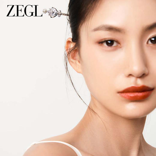 ZEGL设计师为爱加冕系列皇冠发簪女高级感简约现代钗子结婚发饰品 商品图1