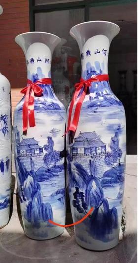 1.6米青花大花瓶