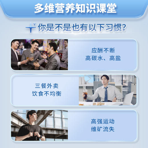 汤臣倍健 多种维生素及矿物质片 男士型 60片/瓶*2 商品图2