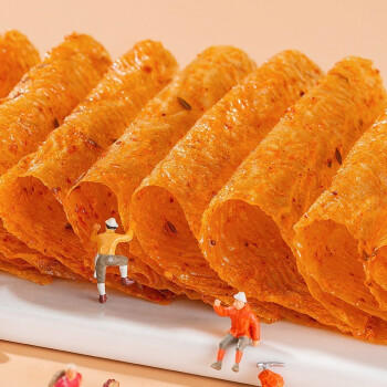 源氏 老式大辣片 网红怀旧解馋零食小吃儿时豆皮辣条148g 商品图2