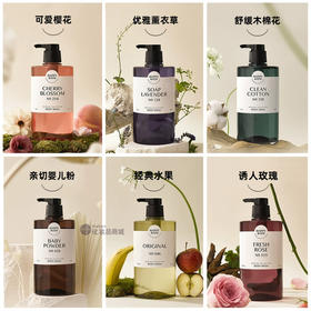韩国Happy bath爱茉莉 花果香氛沐浴露-910g（多款可选）