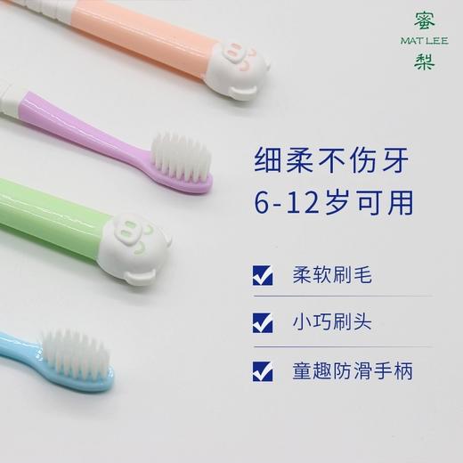 【中欧班列精选4支】日本蜜梨品牌 柔软细毛儿童牙刷（6-12岁） 商品图2