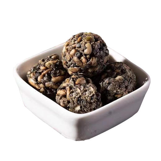 【买200包送200包！壹得利五黑坚果丸子】黑芝麻与桑葚、枸杞、米豆等多种粗粮谷物营养组合。美味健康，粗粮谷物营养代餐糕点。健康 商品图5