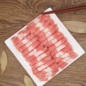 恒都 国产精选羊肉卷 1斤 冷冻 火锅食材 羊肉片 生鲜 商品图6