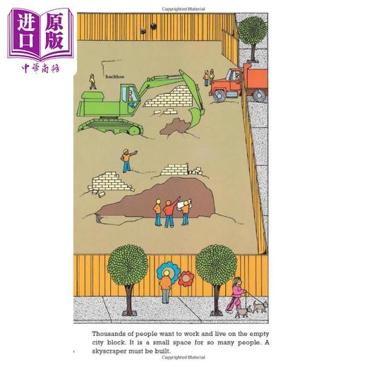【中商原版】Gail Gibbons 摩天大楼拔地而起Up Goes The Skyscraper (New) 英文原版 儿童科普绘本 知识百科图画书 精装绘本 商品图1