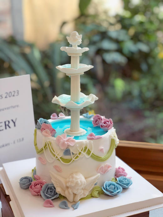 翻糖罗马喷泉奶油蛋糕 提前两天预定 下单前请仔细阅读商品详情 商品图1