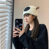 【时尚冬季单品！甜美可爱耳朵小绵羊帽子】女冬季毛绒加厚保暖羊羔毛套头月子帽 商品缩略图2