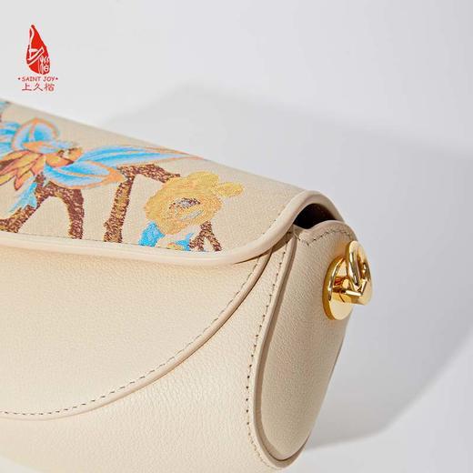 SAINTJOY/上久楷 宋锦斜背包 锦织玉叶 BWS23B0202 商品图13
