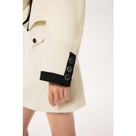 【严选】诗凡黎秋经典小A型短款半裙SE8340291 商品图3