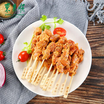 东来顺 调理羊肉串孜然味400g(约16串) BBQ烧烤炸串 清真中华老字号 商品图3