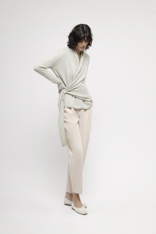 BYARN 羊绒系带开衫 商品图1