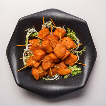 华都食品牙签肉2斤 鸡肉串鸡胸肉炸鸡  烧烤食材 生鲜烧烤食材 商品图1