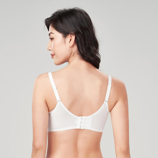 都市丽人聚拢升杯B杯适穿舒适更聚拢蕾丝内衣中厚款3/4杯常规文胸无钢圈三排扣YB32A8 商品图3
