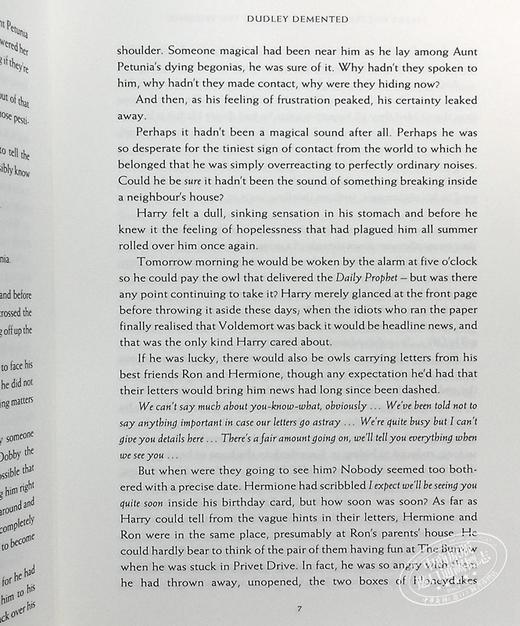 预售 【中商原版】哈利波特与凤凰社 哈利波特5 礼品版精装 Harry Potter and the Order of the Phoenix 英文原版 JK Rowling 商品图7