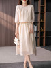 【现货7天】复古苎麻连衣裙女2023夏季新款宽松飘逸气质优雅减龄长裙子 商品缩略图2