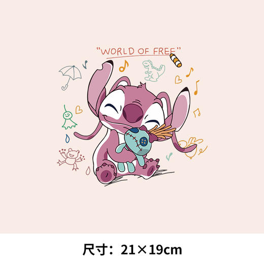 卡通史地蓝史迪奇热转印烫画贴图纸卫衣转印衣服贴纸新款烫画贴 商品图1