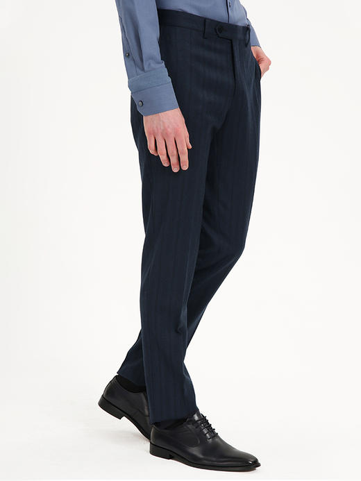 callisto藏青绵羊毛羊绒混纺套西-西服 FSBWJ028C NA 商品图4