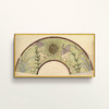 伽罗生活装饰挂画-穆夏-百合花和鸢尾花的扇子设计 P327（10个工作日内发货） 商品缩略图0