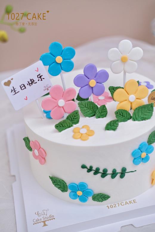 1027CAKE | 可爱ins风  翻糖花花 简约小清新 商品图3
