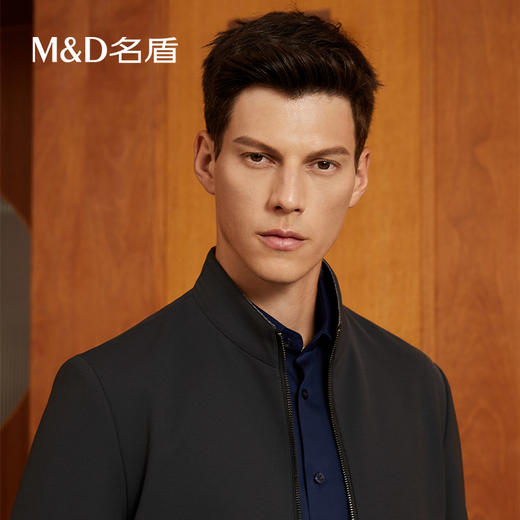 【三防面料】MD名盾男休闲夹克立领防水秋季商务行政外套91564 商品图2
