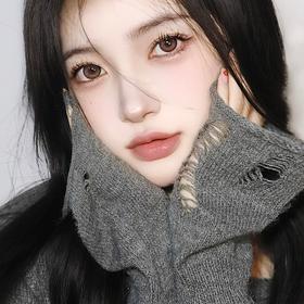 hancon半年抛 荆棘玫瑰 有点粉 14.2mm