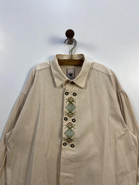 Y2K Vintage alpenland 奥地利 蒂罗尔长袖衫 _DRRL(2XL)