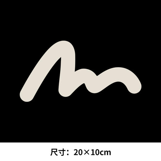 英文字母V热转印烫画贴M卫衣高级潮牌衣服定做烫图白墨2023新款 商品图3