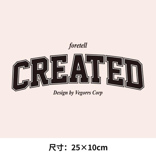 英文字母中国china热转印烫画贴卫衣高级定做潮牌衣服烫图白墨 商品图0