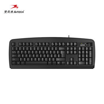 双飞燕（A4TECH）KB-8U 104键有线键盘 薄膜键盘台式电脑键盘办公键盘办公打字手感好大回车键 USB接口 黑色 有线 商品图4