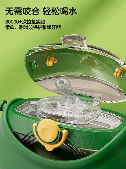 【6F】多样屋 Cocosmile 恐龙圆杯水杯学生防摔便携水壶食品级高颜值夏季喝水 商品图3