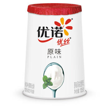 优诺（yoplait）优丝原味酸奶135g*8杯  家庭装 营养早餐 低温酸奶牛奶 商品图1