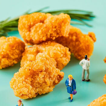 圣农鸡米花原味 250g*3 劲爆鸡米花 裹粉炸鸡半成品 休闲小食空气炸锅 商品图3