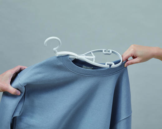 衣物速干衣架3个装 浅灰色 商品图5