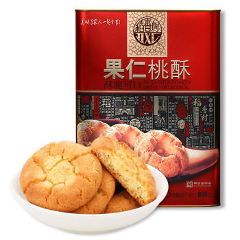 稻香村 果仁桃酥礼盒装北京美食传统点心糕点零食大礼包过节送礼品880g 商品图6