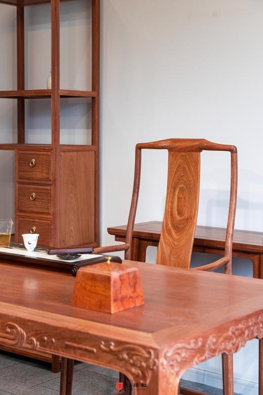 红桥红  家具严选  缅甸花梨（大果紫檀）【书房混搭八件套】 商品图5