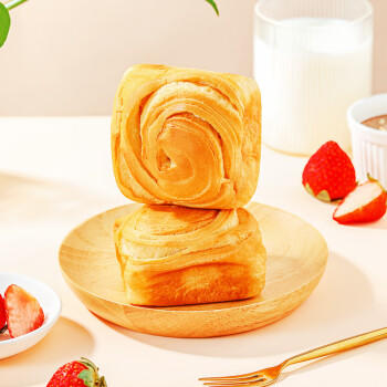 味滋源酵母手撕面包500g 早餐小面包代餐办公室休闲零食点心 团购节日送 商品图0