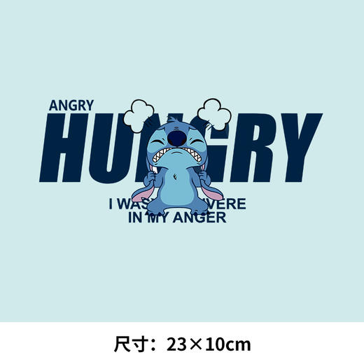 薪尽自然凉史迪奇卡通热转印烫画贴卫衣衣服定做烫图白墨2023新款 商品图0