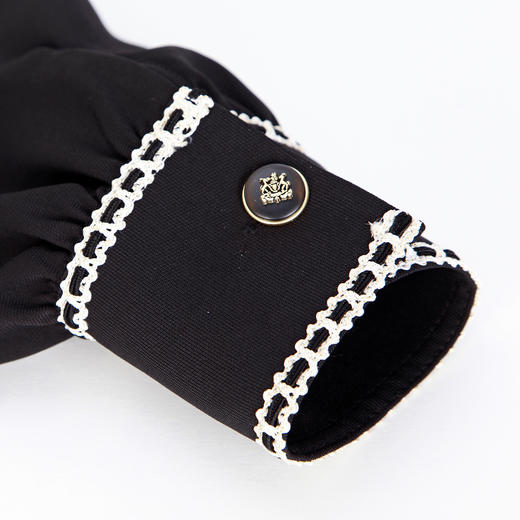 NG811斯尔丽瑟俪2023秋季新款法式浪漫收腰A摆连衣裙 商品图4